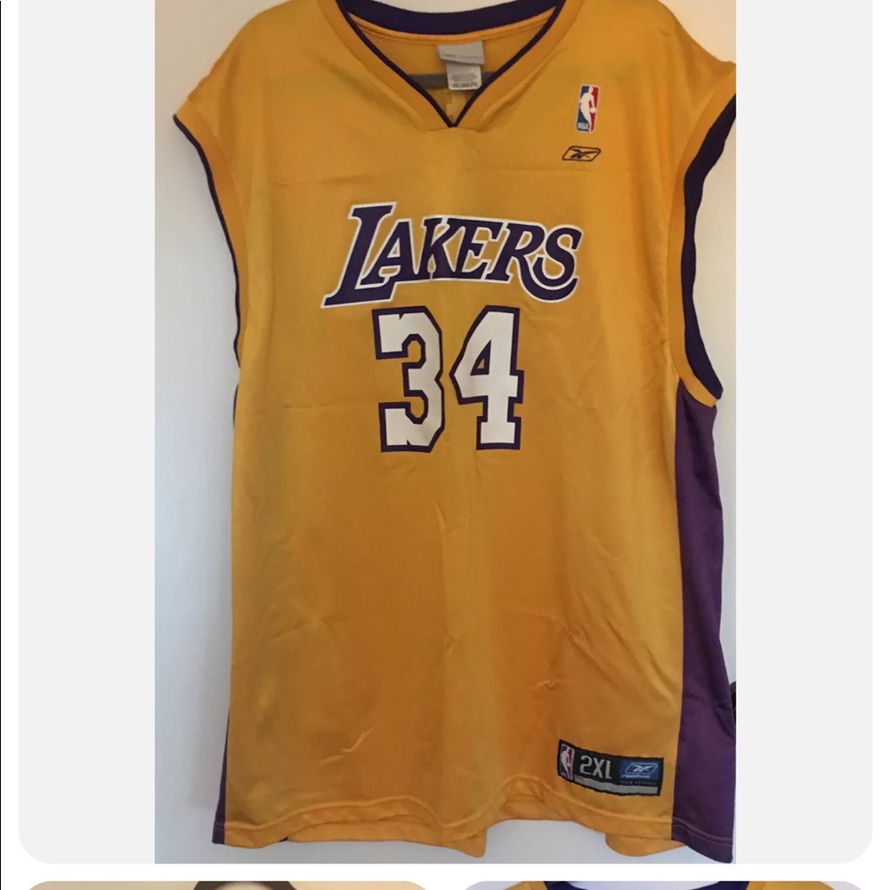 Los Angeles Lakers Shaq Shaquille ONeal Jersey NBA f4